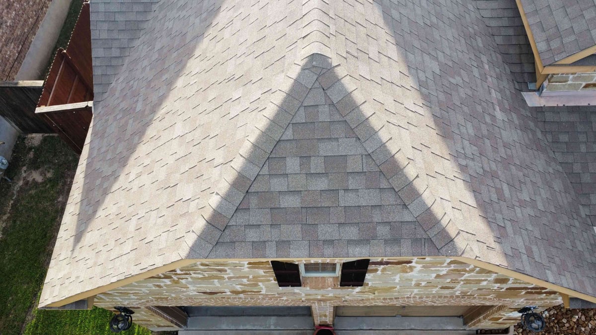 New shingle roof.